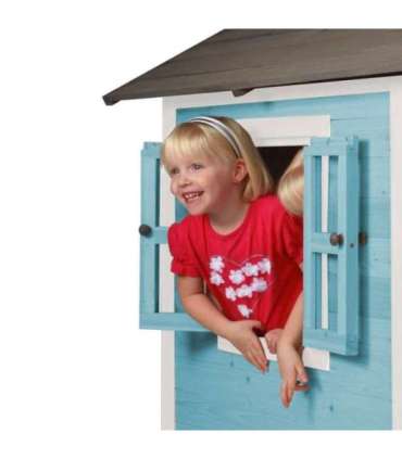 AXI домик на сваях с горкой 118 см