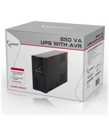 Gembird UPS-PC-850AP uninterruptible power supply (UPS) Line-Interactive 0.85 kVA 520 W 4 AC outlet(s)