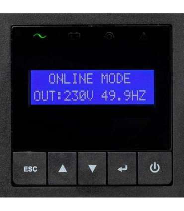 Eaton 9E2000IR uninterruptible power supply (UPS) Double-conversion (Online) 2 kVA 1800 W 6 AC outlet(s)