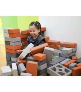 CLASSIC WORLD EDU Mega ehitusplokid pehmest EVA-vahust – katus ehitamiseks