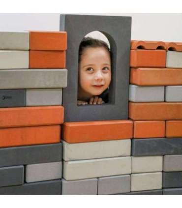 CLASSIC WORLD EDU Mega ehitusplokid pehmest EVA-vahust – katus ehitamiseks