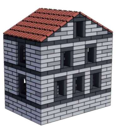 CLASSIC WORLD EDU Мега конструкторские блоки из мягкой EVA-пены — крыша для сборки