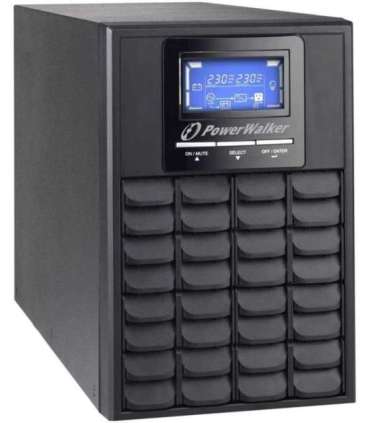 PowerWalker VFI 1000C LCD Double-conversion (Online) 1 kVA 800 W 3 AC outlet(s)