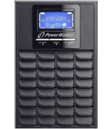PowerWalker VFI 1000C LCD Double-conversion (Online) 1 kVA 800 W 3 AC outlet(s)