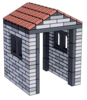 CLASSIC WORLD EDU Мега конструкторские блоки из мягкой EVA-пены — крыша для сборки