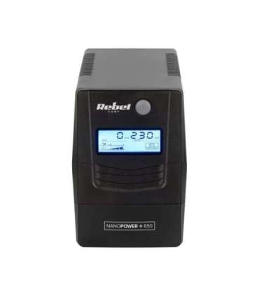 Rebel Nanopower Plus 1000 UPS Off-line Sinusoida| 1000VA 600W  LCD USB
