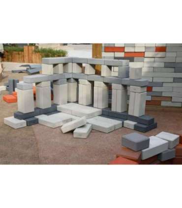 CLASSIC WORLD EDU Мега конструкторские блоки EVA — мягкие строительные кирпичики, 90 шт.