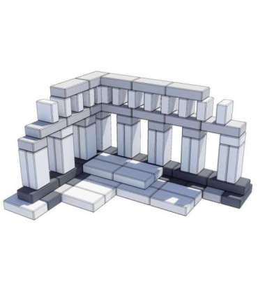 CLASSIC WORLD EDU Мега конструкторские блоки EVA — мягкие строительные кирпичики, 90 шт.