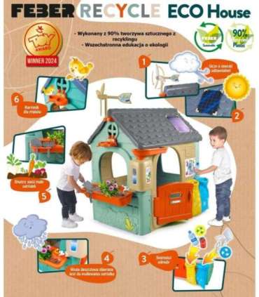 FEBER садовый домик переработка эко сортировка отходов зеленая энергия