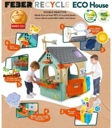 FEBER садовый домик переработка эко сортировка отходов зеленая энергия