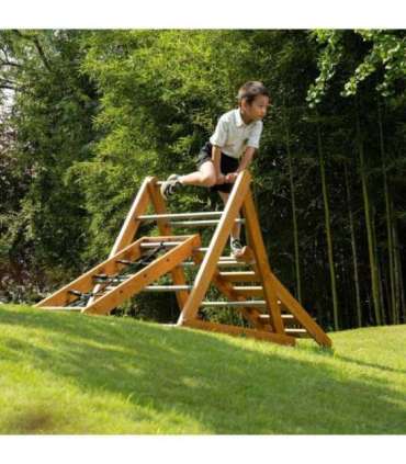 CLASSIC WORLD EDU puidust mänguväljak XL Montessori ronimisredeli komplekt
