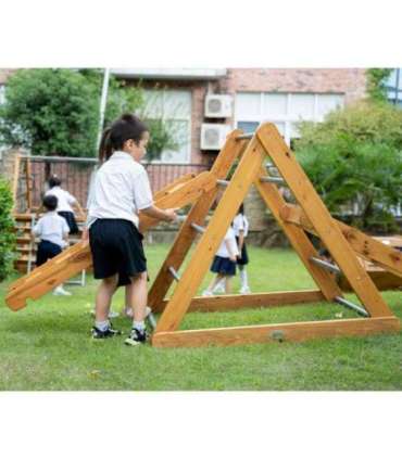 CLASSIC WORLD EDU puidust mänguväljak XL Montessori ronimisredeli komplekt