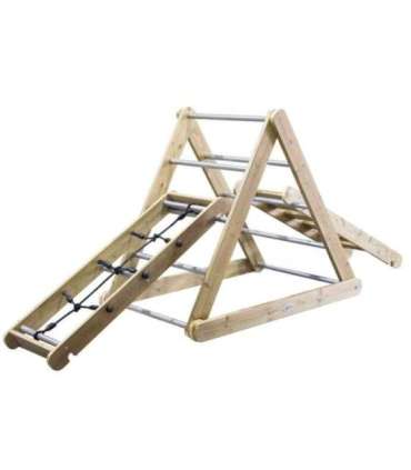 CLASSIC WORLD EDU puidust mänguväljak XL Montessori ronimisredeli komplekt