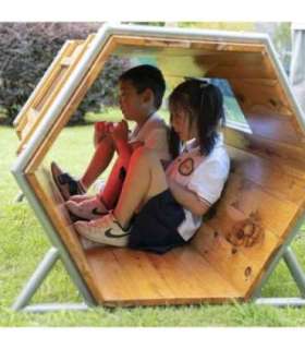 CLASSIC WORLD EDU puidust mänguväljak baas XXL roomamistunnel