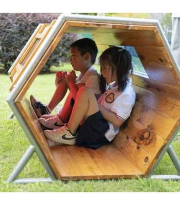 CLASSIC WORLD EDU puidust mänguväljak baas XXL roomamistunnel