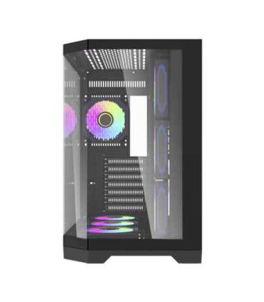 Darflash FT418 PRO computer case + 7 aRGB fans (black)