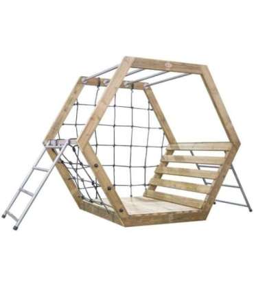 CLASSIC WORLD EDU XXL puidust kuusnurkne ronimiskomplekt