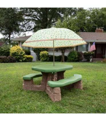 STEP2 стол - пикниковый столик с зонтом
