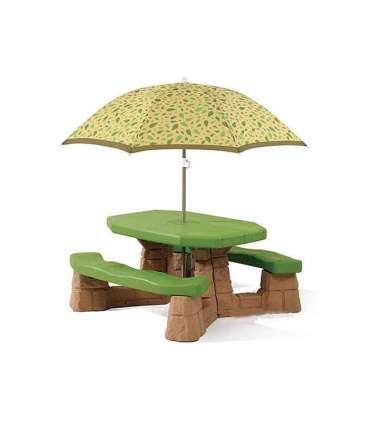 STEP2 стол - пикниковый столик с зонтом