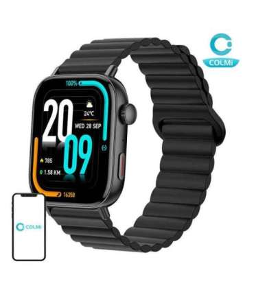 Colmi C8 Max smartwatch with magnetic strap (black)