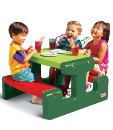 LITTLE TIKES Детский пикниковый столик — сочный зелёный