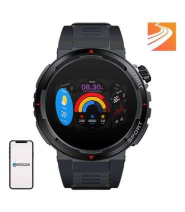 Zeblaze Ares 3 Plus Smartwatch (Black)