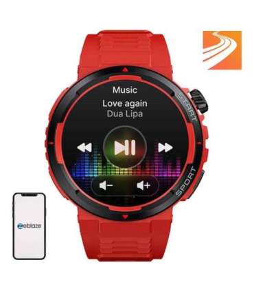 Zeblaze Ares 3 Plus Smartwatch (Red)