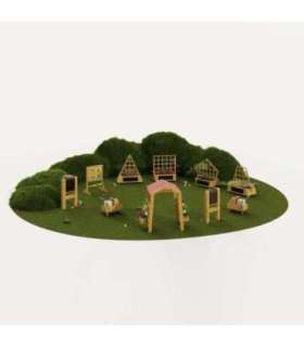 CLASSIC WORLD EDU Puidust aiavärav, pergola, lillealus