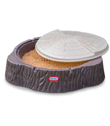 Little Tikes большая песочница, пень дерева, бассейн с крышкой