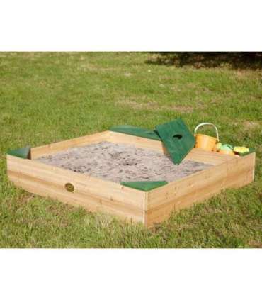 AXI деревянная песочница + ящик для аксессуаров + тент