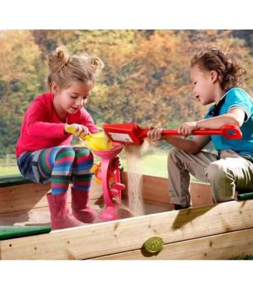 AXI деревянная песочница + ящик для аксессуаров + тент