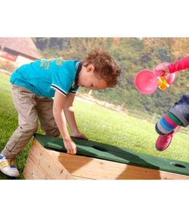 AXI деревянная песочница + ящик для аксессуаров + тент