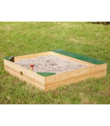 AXI деревянная песочница + ящик для аксессуаров + тент