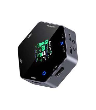 Blitzwolf 8in1 docking station BW-TH16 USB 100W LCD Smart Display