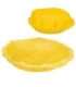 WOOPIE kollane koorekujuline liivakast, suletav, 2-ühes kuiv bassein, 1 tk.