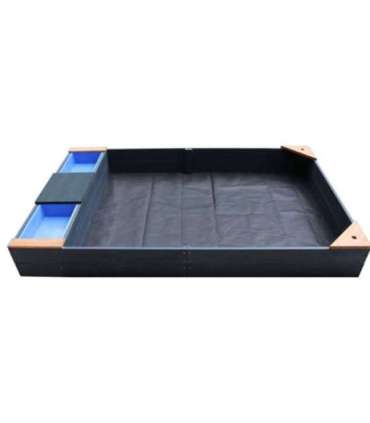 AXI suur liivakast mahutitega, istega ja kaanega