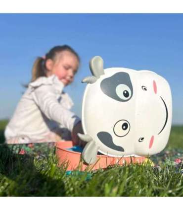 WOOPIE Набор для песка 3 в 1 — чемодан «Коровка» и водный столик