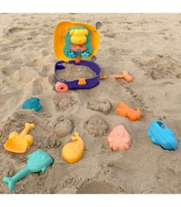 WOOPIE набор для песка 3 в 1: чемодан, собачка, водный столик