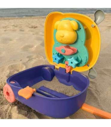 WOOPIE набор для песка 3 в 1: чемодан, собачка, водный столик
