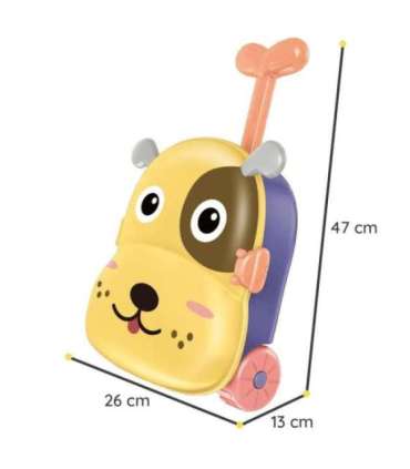 WOOPIE набор для песка 3 в 1: чемодан, собачка, водный столик