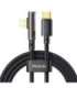 McDodo CA-3390 36W 1.2m USB-C to Lightning angle cable (black)