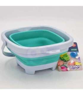 WOOPIE складное квадратное синее ведро