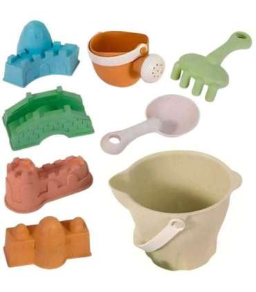 WOOPIE GREEN liivakomplekt ämbris — lossidega, 8 osa. Biolagunev orgaaniline materjal.