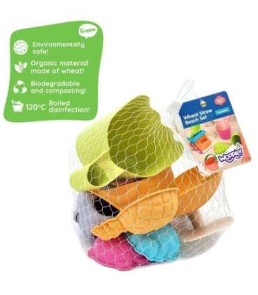 WOOPIE GREEN Liivakomplekt küüntega, 7 osa. Biolagunev orgaaniline materjal