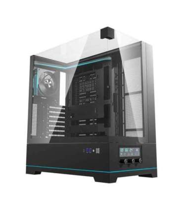 Darkflash DY450 PRO computer case + fan (black)