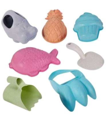 WOOPIE GREEN Liivakomplekt küüntega, 7 osa. Biolagunev orgaaniline materjal