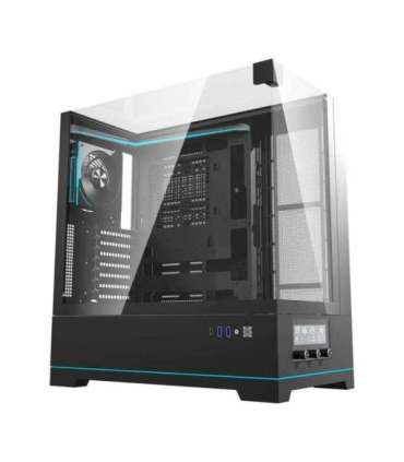 Darkflash DY450 PRO computer case + fan (black)