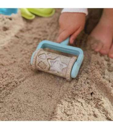 WOOPIE GREEN Набор из 10 предметов для песка с машинкой. Биологически разлагаемый органический материал