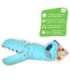 WOOPIE GREEN крокодил - лопатка-сборщик для песка и воды, синяя - биоразлагаемый органический материал