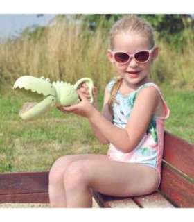 WOOPIE GREEN крокодил-совок для песка и воды, зелёный — биоразлагаемый органический материал